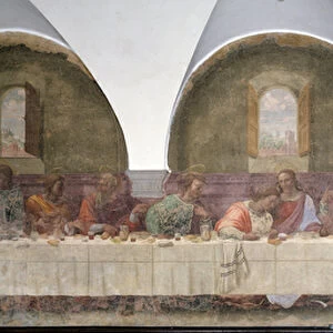Last supper (fresco, 16th century)