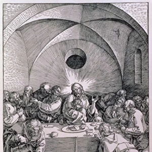 The Last Supper from the Great Passion series, pub. 1511 (woodcut)
