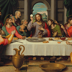 The Last Supper (oil on panel)