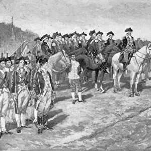The Surrender of Cornwallis at Yorktown, illustration from The Surrender of Cornwallis