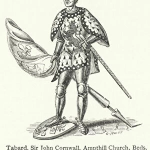 Tabard, Sir John Cornwall, Ampthill Church, Bedfordshire (engraving)