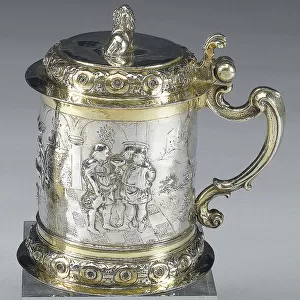 Tankard, Danzig, c. 1680 (parcel gilt silver) (see also 469712)