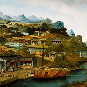Tea Production in China, Guangzhou, China, 1790-1820 (gouache on paper)