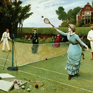 Tennis Players, 1885