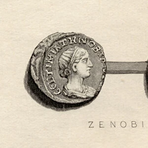 Tetrachim from the time of Zenobia (engraving)