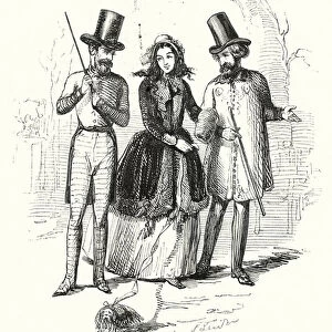 "The Coquette, "or "Femme a la Mode"(engraving)