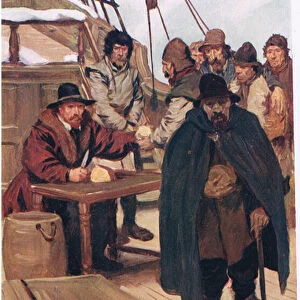 The Last of the Provisions, illustration from The Romance of Canada (colour litho)