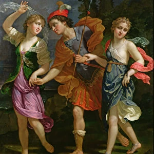 Theseus with Ariadne and Phaedra, the daughters of King Minos, 1702