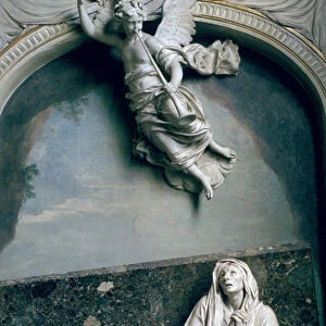 Tomb of Julienne Le Be, after drawings by Charles Le Brun (1619-90), c
