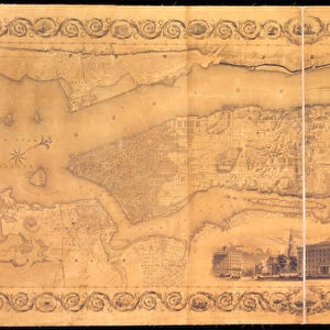 Topographical map of the City and County of New-York, and the adjacent country