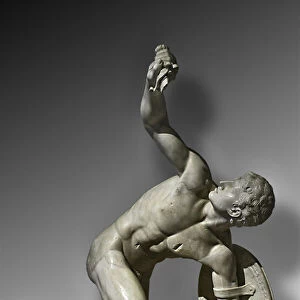 Torso of Discobolus as wounded warrior, restored, 1st century AD (marble)