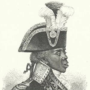 Toussaint Louverture, leader of the Haitian Revolution (engraving)