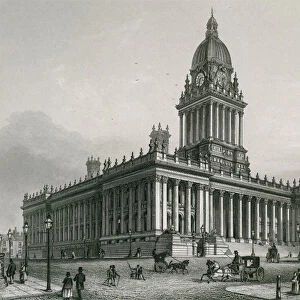 Town Hall, Leeds (engraving)