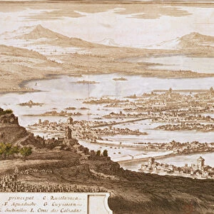 The Town of Mexico, from Voyages aux Regions Equinoxales du Nouveau Continent