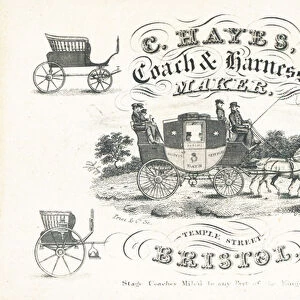 Trade card, C Hayes (engraving)