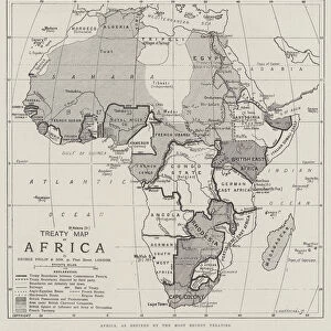 Treaty Map of Africa (engraving)