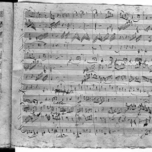 Trio in G major for violin, harpsichord and violoncello (K 496) 1786 (19th page)