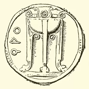 The tripod of Apollo (engraving)