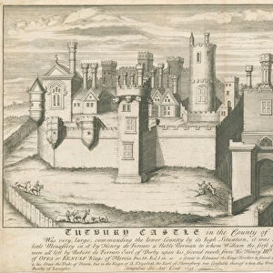 Tutbury Castle: copper-plate engraving, nd [c 1733] (print)