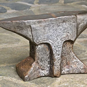 Twin-horn anvil, 1787 (cast iron)