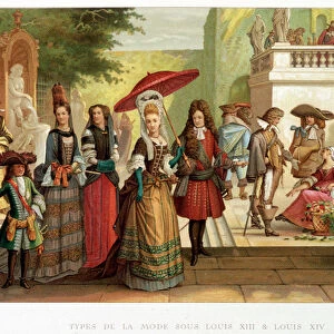 Types of fashion under Louis XIII and Louis XIV - in "