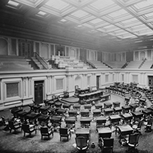 U. S. Capitol - Seventh Chamber, c. 1873 (b / w photo)