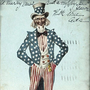 Uncle Sam (colour litho)