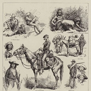 Uncle Sams Last Indian War, Sketches with the United States Troops in Southern Arizona and Northern Sonora, Old Mexico (engraving)