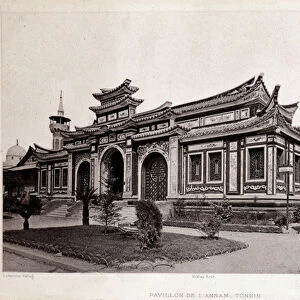 Universal Exhibition in Paris 1889 - Pavillon de l Annam, Tonkin