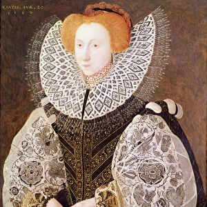 Unknown Girl, aged 20, 1587 (oil on panel)