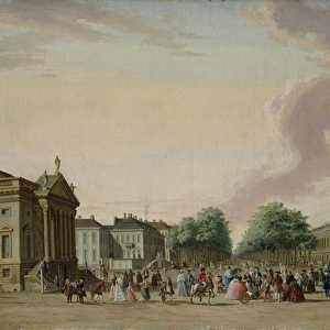Unter den Linden, Berlin, 1770 (oil on canvas)