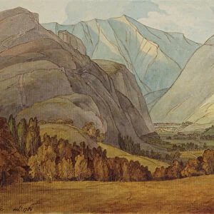 The Vale of St. John, 1786 (w / c on paper)