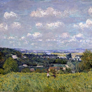 The Valley of the Seine at Saint-Cloud, 1875 (oil on canvas)