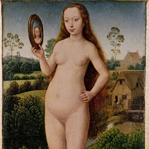 Vanity, central panel from the Triptych of Earthly Vanity and Divine Salvation, c
