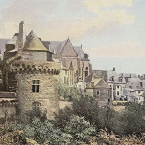 Vannes, Vieilles fortifications, Tour du Connetable (colour photo)