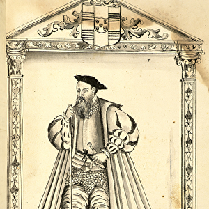 Vasco da Gama (c. 1469-1525) from Lendas da India by Gaspar Correia, 1520