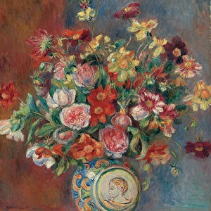 Vase with Flowers; Vase de fleurs, 1881 (oil on canvas)