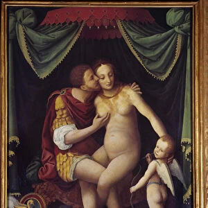 Venus and Mars Representation of the two deities kissing