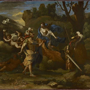 Venus, Mother of Aeneas, Presenting him with Arms Forged by Vulcan, c. 1635 (oil on canvas)