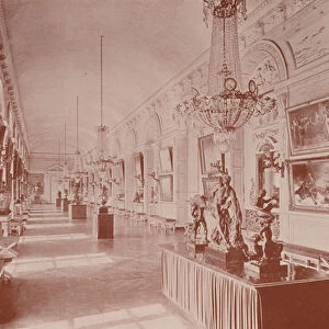 Vestibule to the Gallery of the Grand Trianon, Versailles (b / w photo)