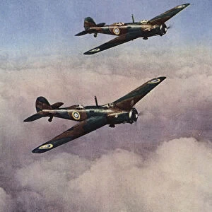 Vickers Wellesley long-range bombers (colour litho)