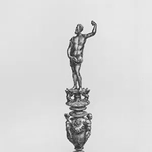 Victoria And Albert Museum: Fire Dog, bronze, 16th century (engraving)
