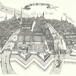 View of Berlin from the 17th Century (engraving)