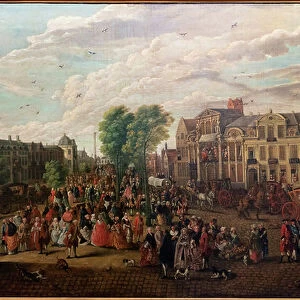 View of the city of Ghent (De Kouter), 1763 (oil on canvas)