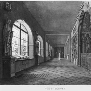 View of the cloister, Musee des Monuments Francais, Paris, illustration from Vues