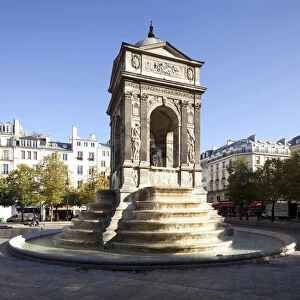 View of the Fontaine des Innocents, in the Renaissance style