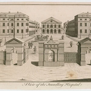 A View of the Foundling Hospital, London (engraving)