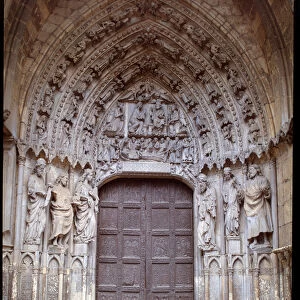 View of the gothic portal, 1205-1301