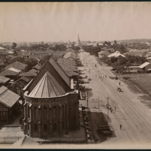 View of Rangoon, Burma, c. 1880 (albumen print)