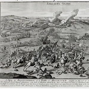 A View and Representation of the Battle of Hochsted, 13th August 1704 (engraving)